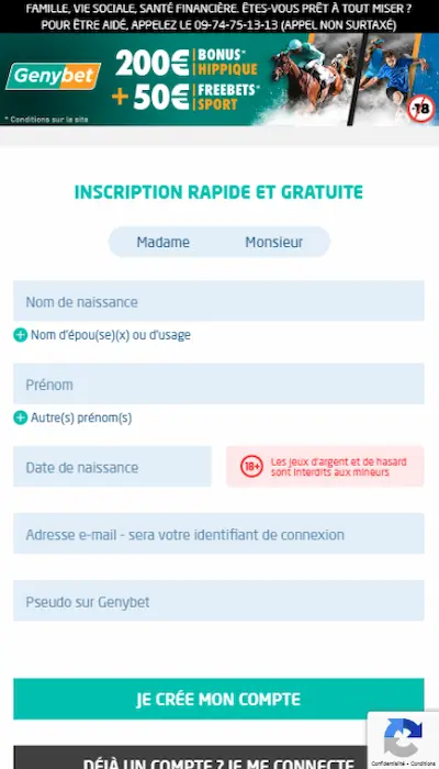 Inscription Genybet - Page 3