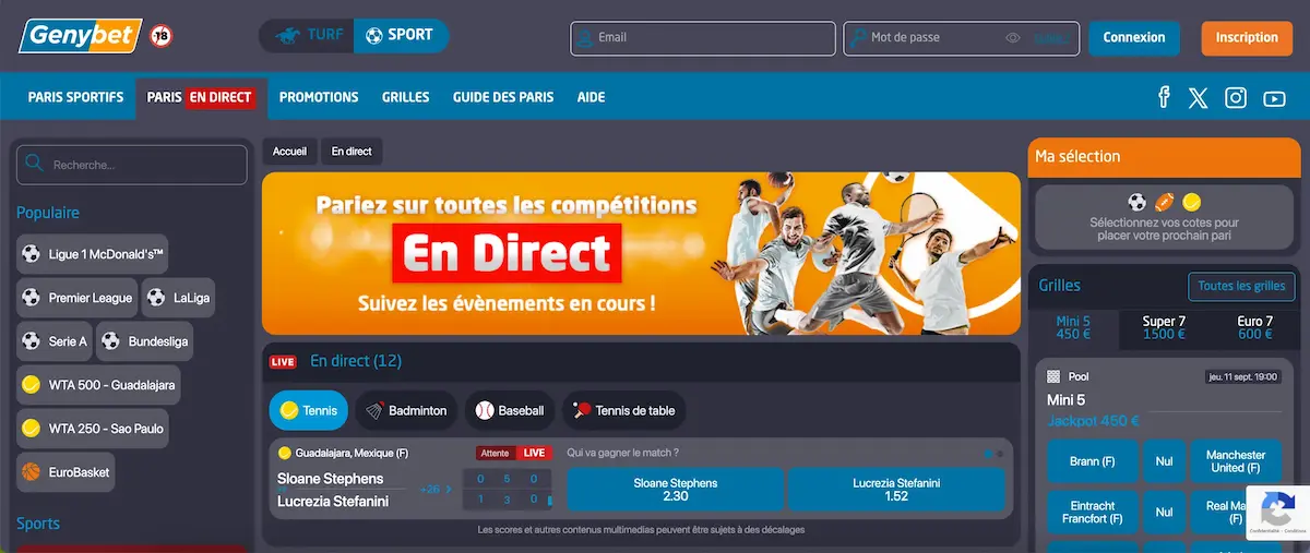 Live Genybet