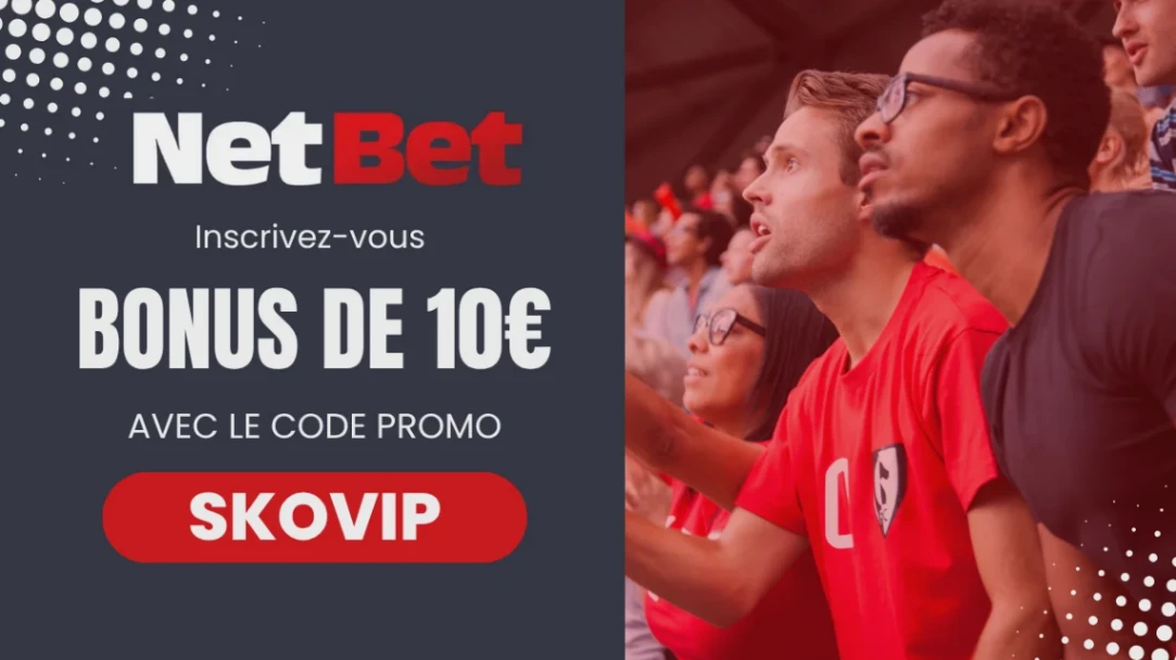 Promotion offre bienvenue Netbet