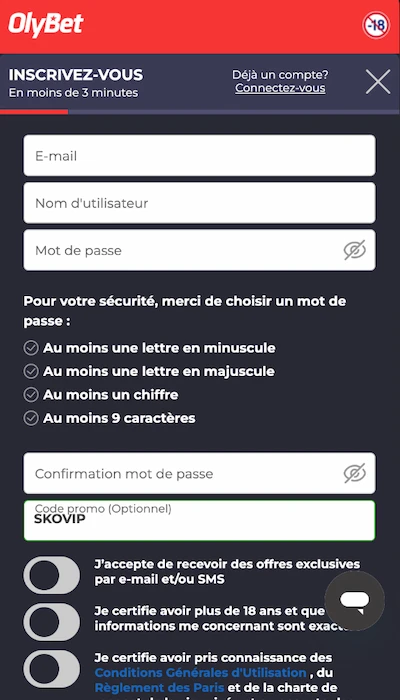 Code Promo Olybet - 3