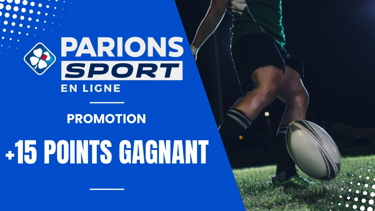 Parions Sport - 15 points gagnant Rugby