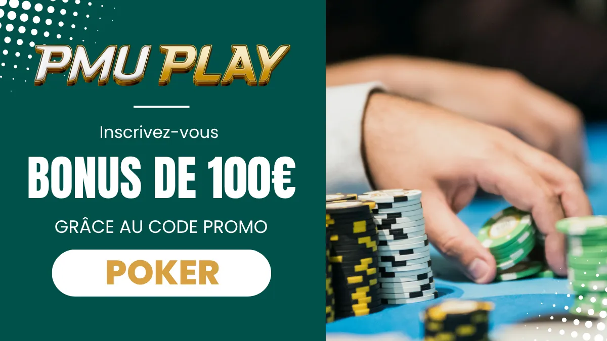 PMU Play - Bonus de bienvenue Poker