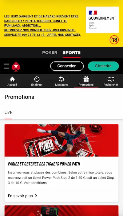 Promotions Pokerstars Sports