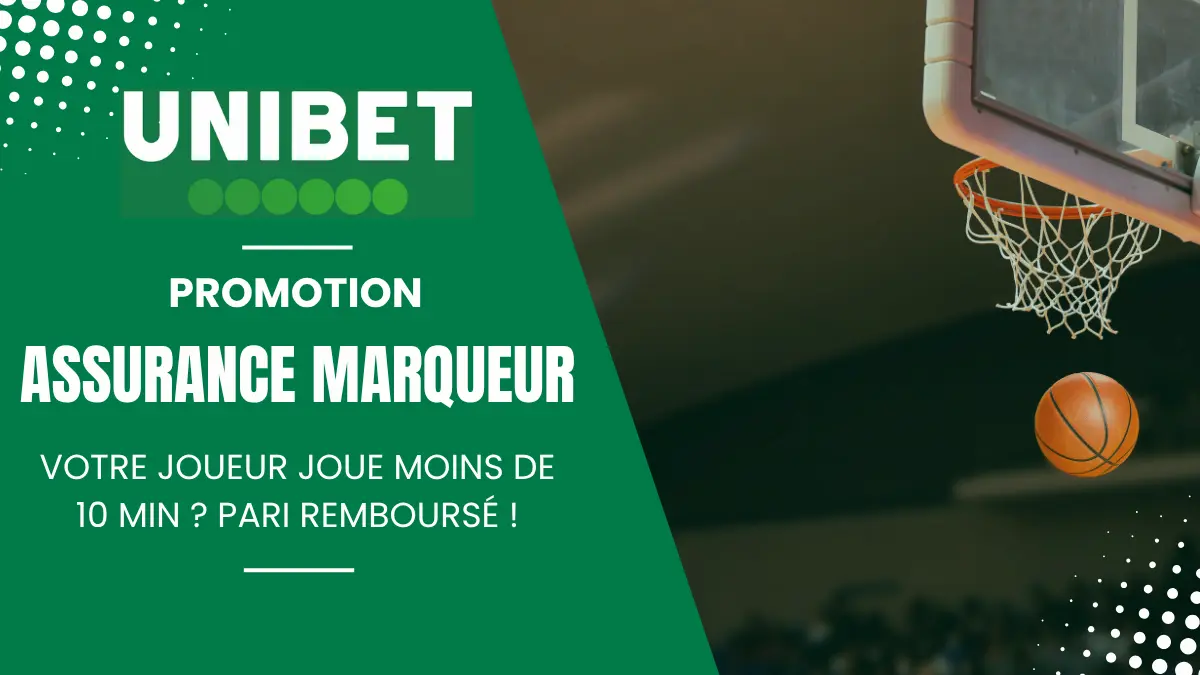 Promotion Unibet - Assurance Marqueur