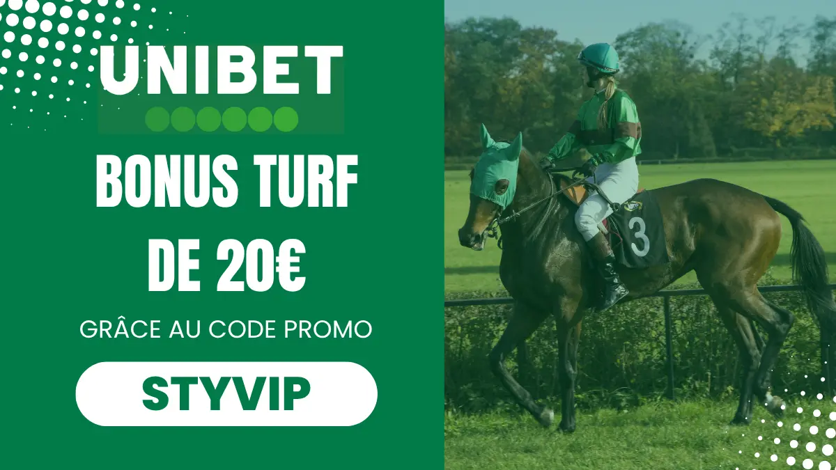 Promotion Unibet - Bonus Turf