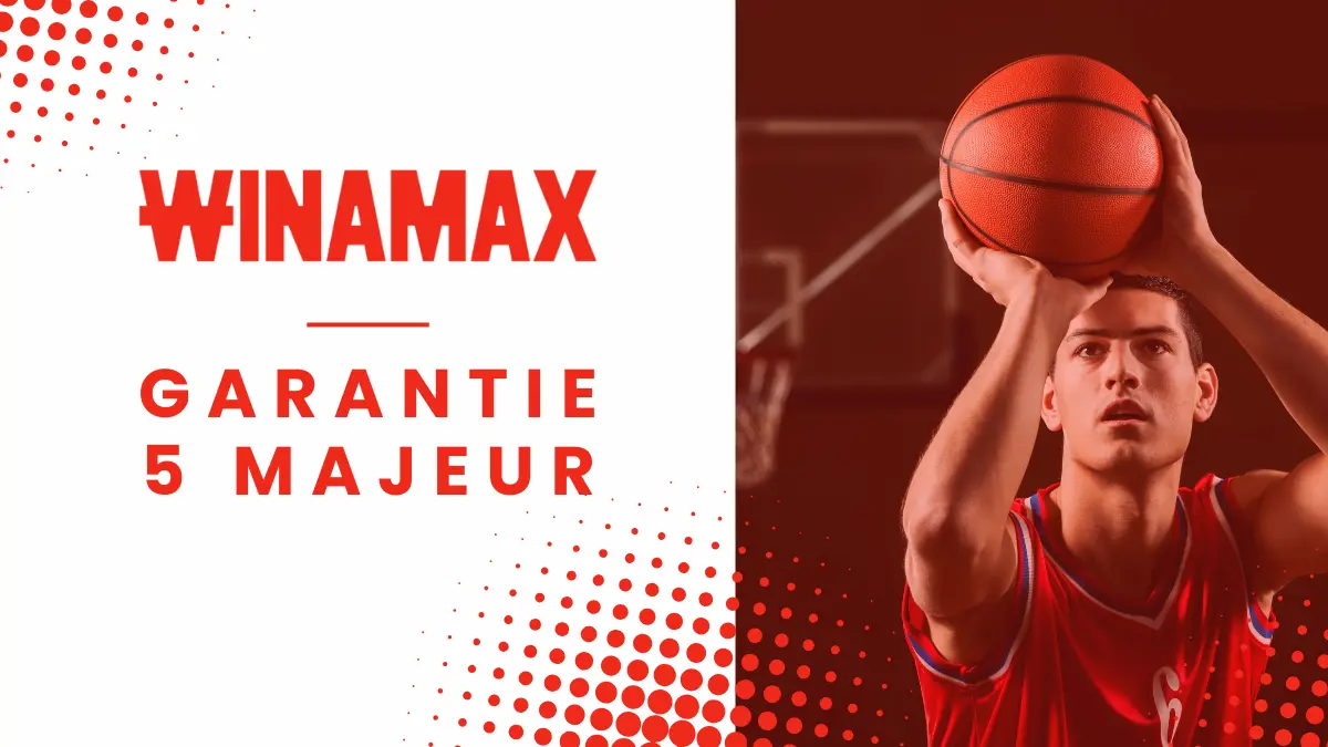 Promotion Winamax - Garantie 5 Majeur