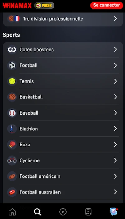 Offre Football Winamax