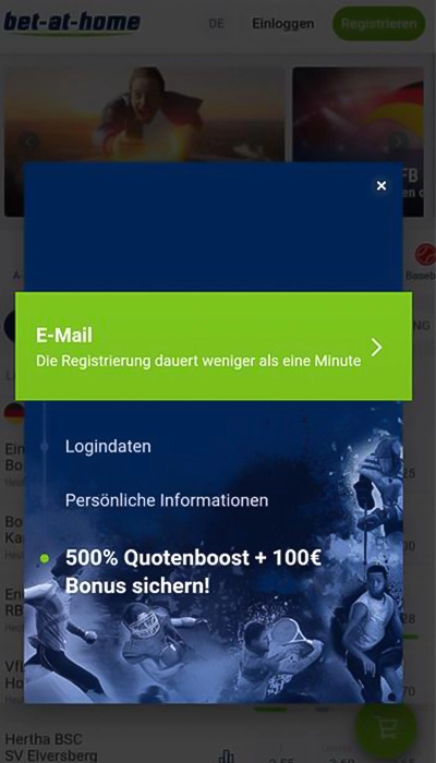 Bet at home Promo Aktion