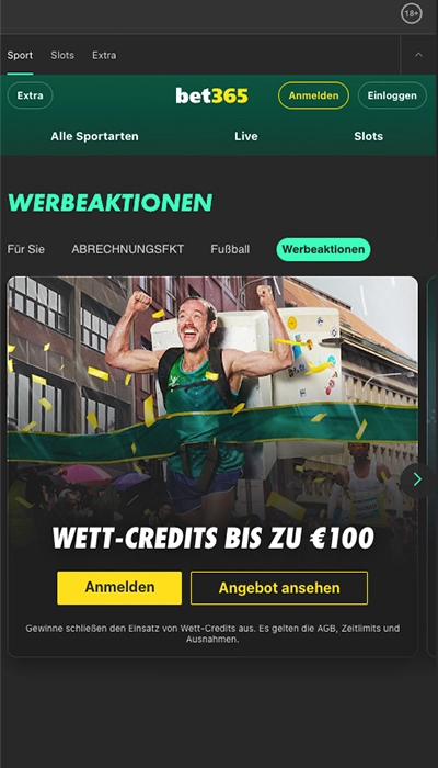 Bet365 Promo Aktionen
