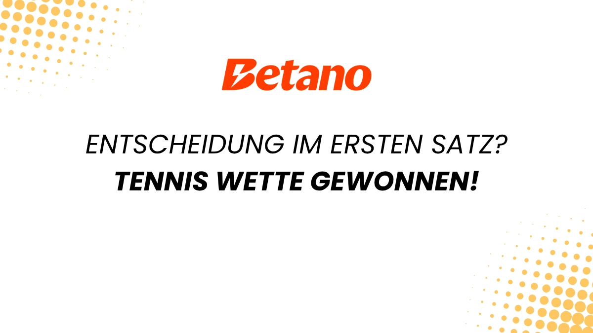 Tennis - Entscheidung im ersten Satz