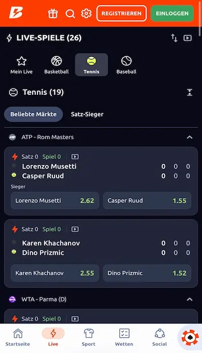 Betano Livewetten