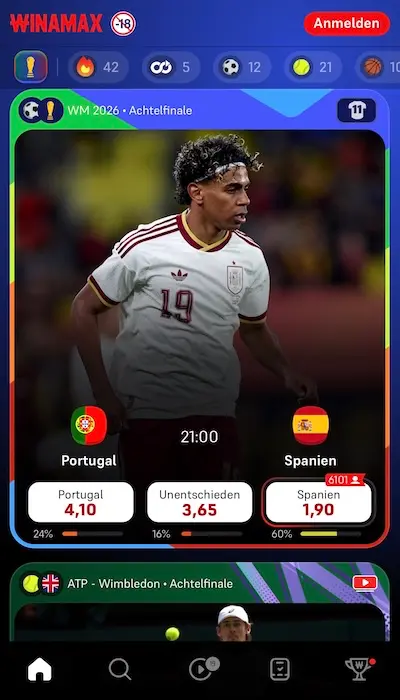 Startseite Winamax