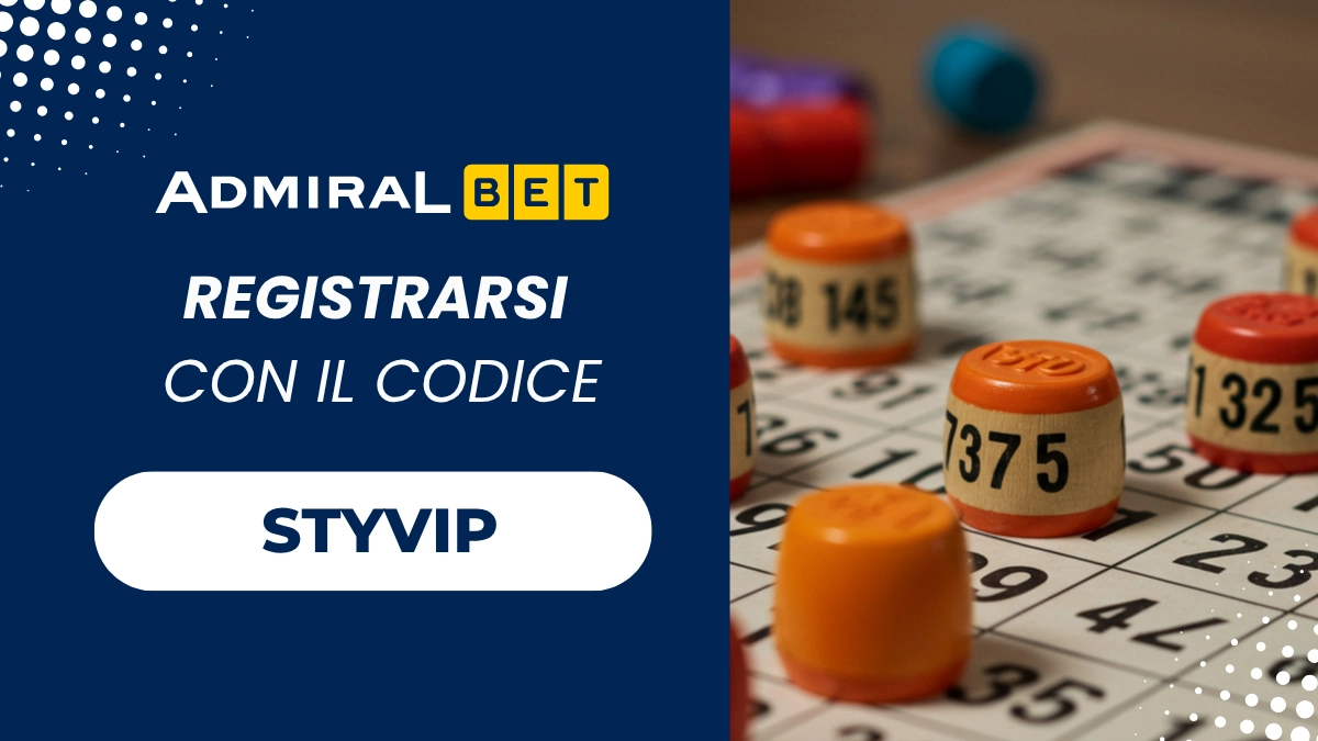 codice promozionale admiralbet bingo
