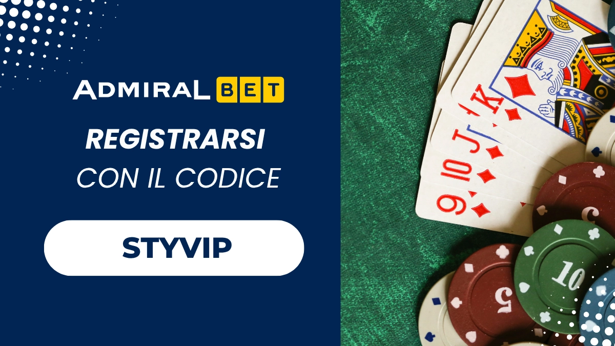 codice promo admiralbet poker