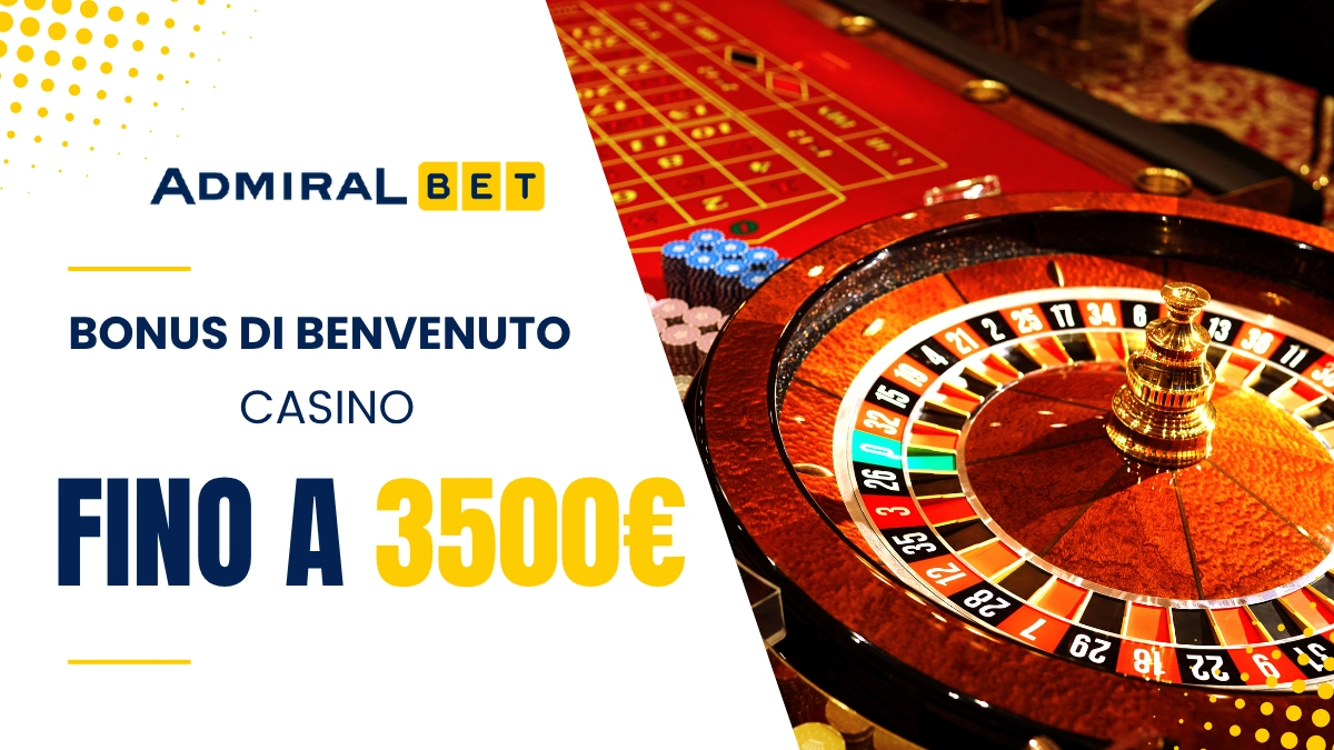 bonus benvenuto casino Admiralbet