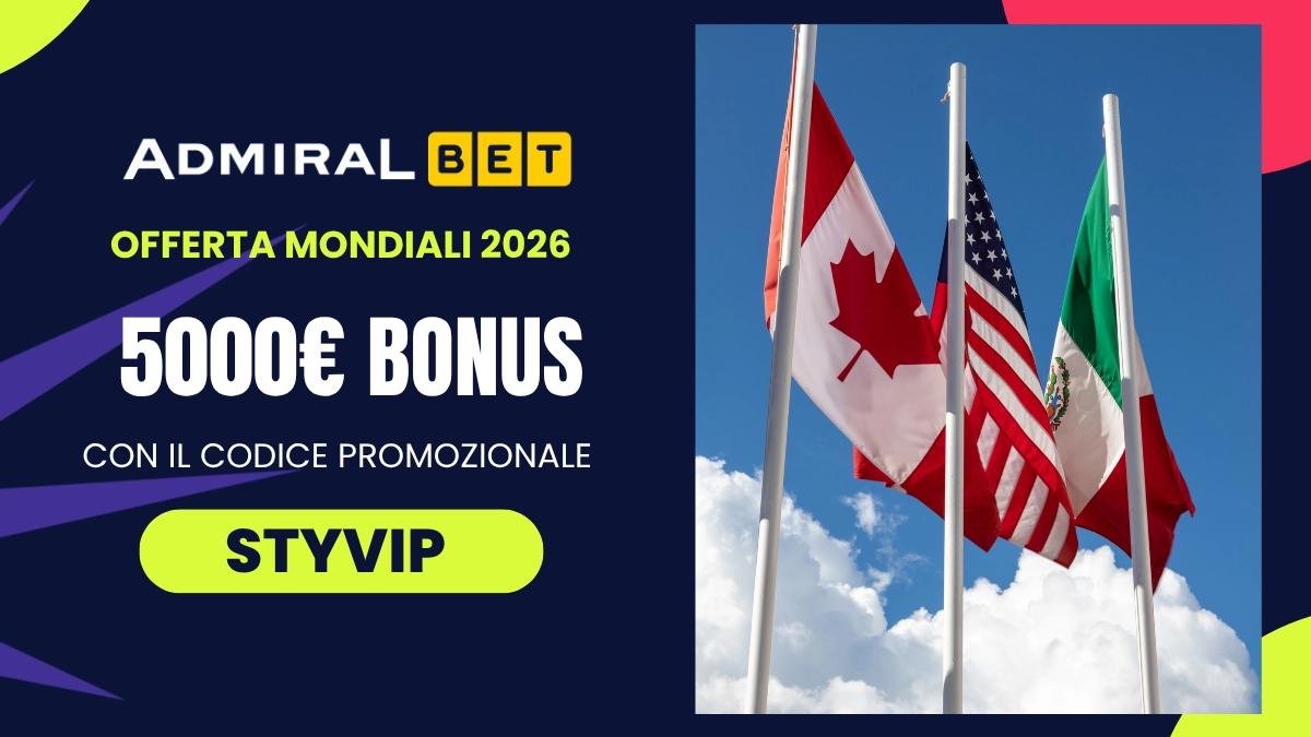 Admiralbet bonus Mondiali