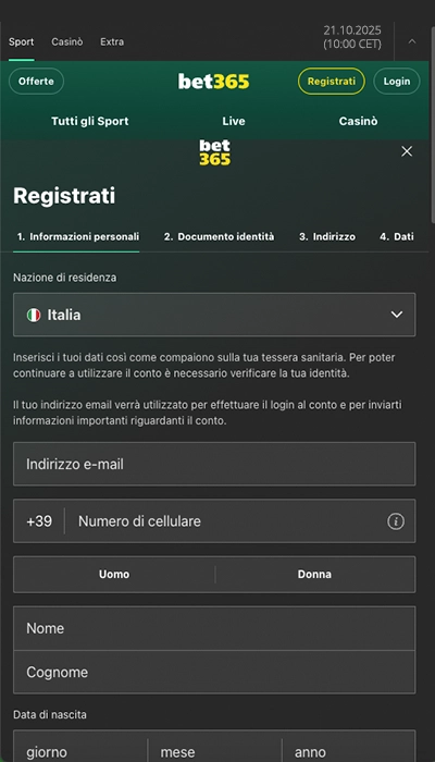 Code Promo Bet365 - 1