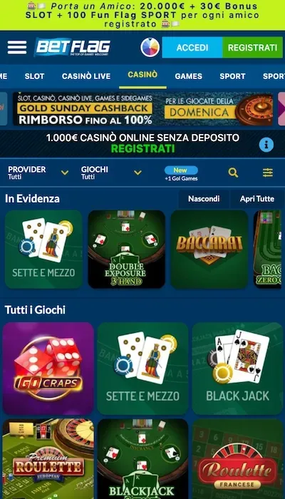 Bonus Betflag Casino - Home