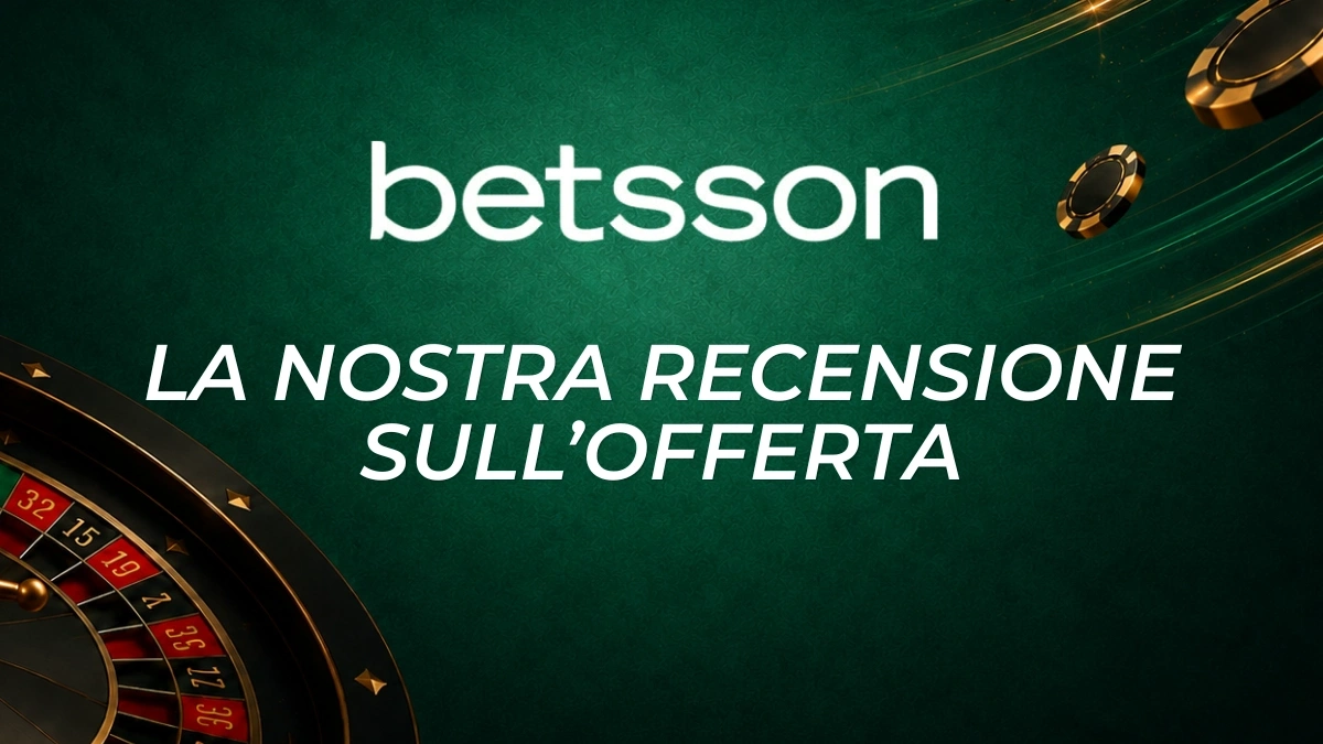 recensione bonus betsson casino