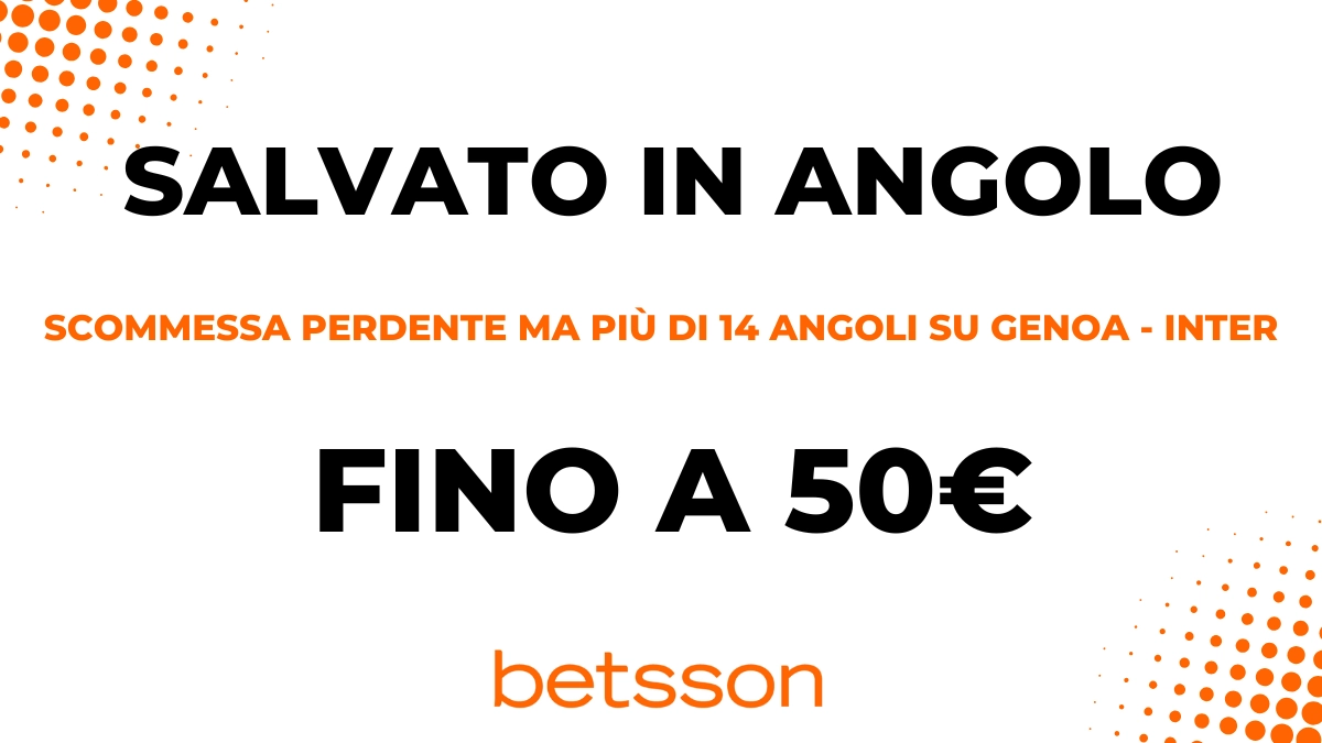 Promo Betsson Salvato in Angolo