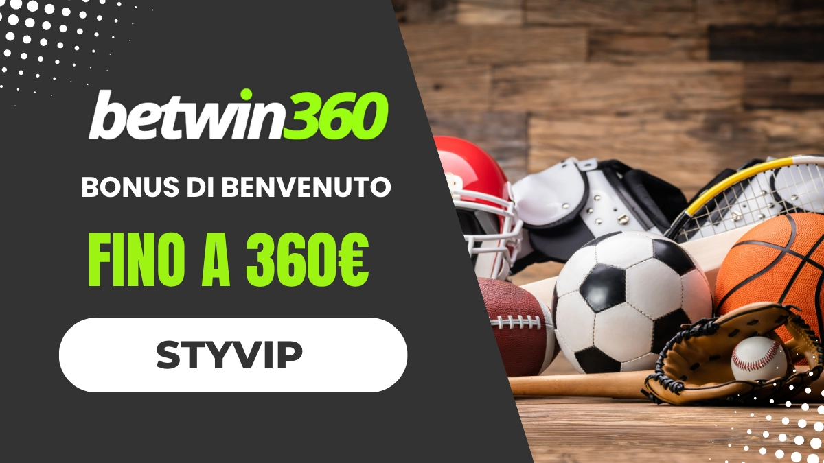 bonus benvenuto Betwin360