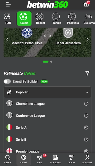 betwin360 calcio