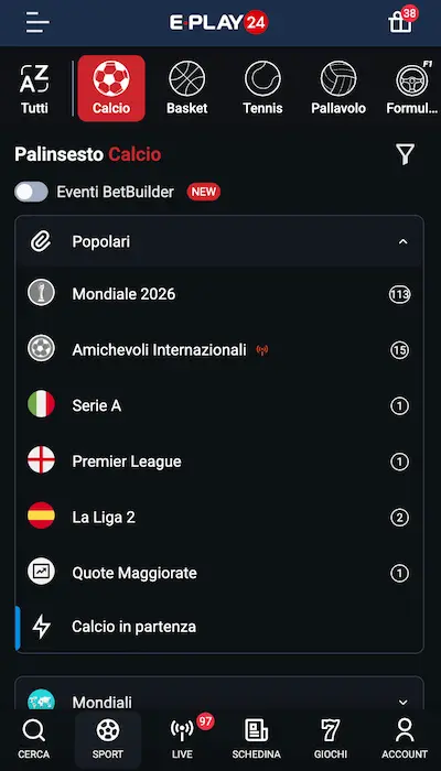 Eplay24 calcio