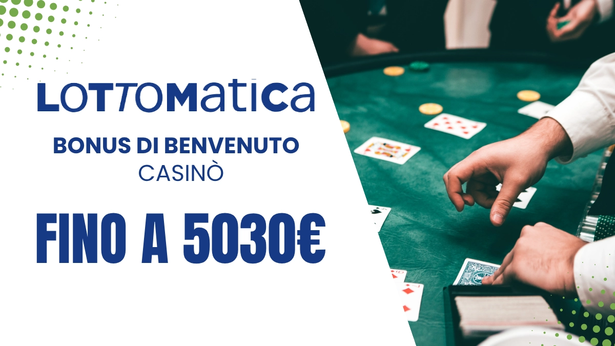 Lottomatica bonus benvenuto
