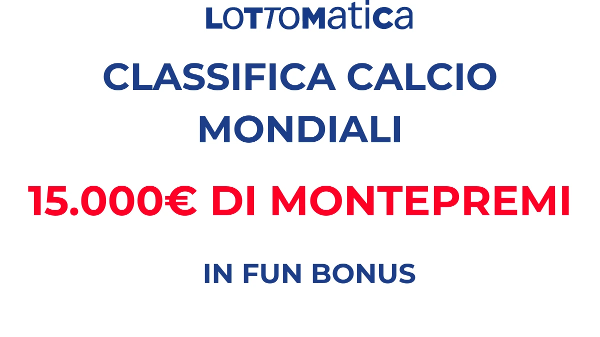 Bonus Lottomatica Mondiali di Calcio