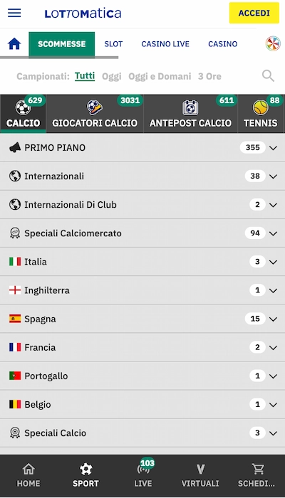 Lottomatica calcio