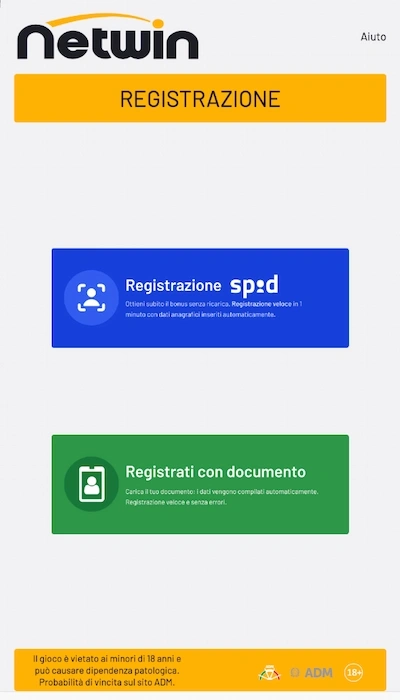 Bonus Netwin Casino - Iscrizione Pagina 1