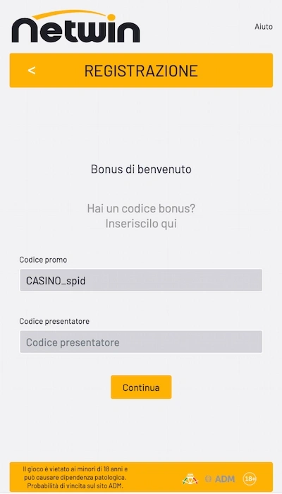 Bonus Netwin Casino - Iscrizione Pagina 3