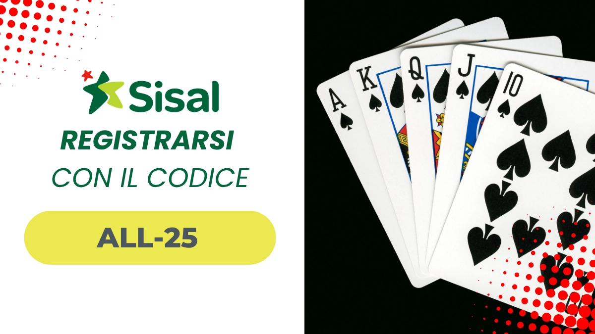 Codice promo sisal giochi di carte