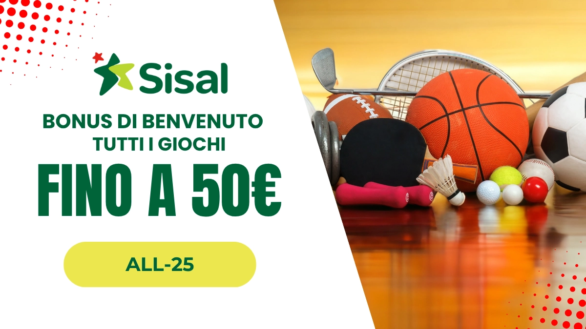 bonus sisal tutti i giochi