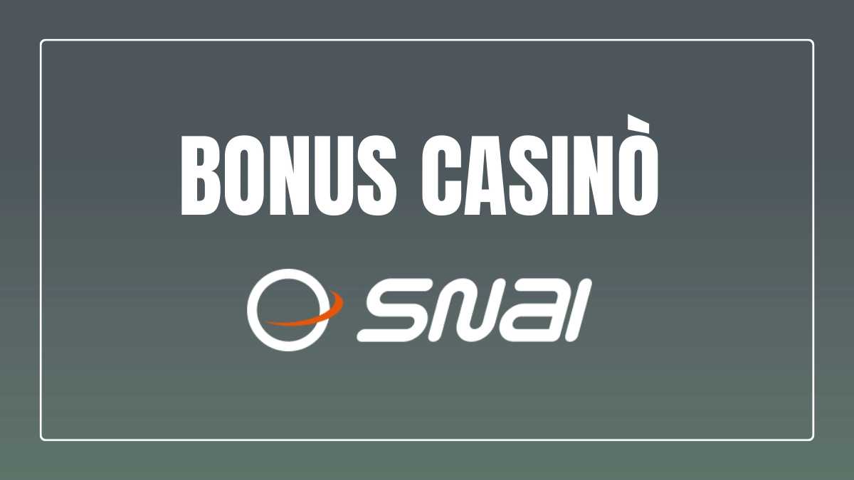 Offerta di benvenuto Snai Casino su dispositivo mobile