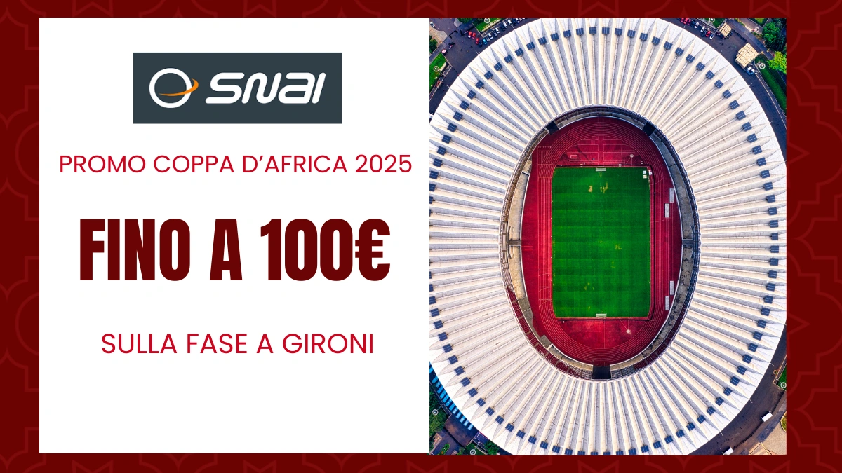 Fino a 100€ sulla Coppa d'Africaù