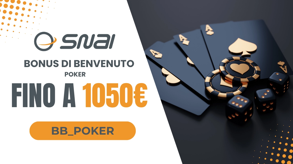promo benvenuto poker snai