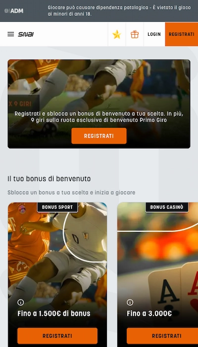 Codice promo Snai - 1