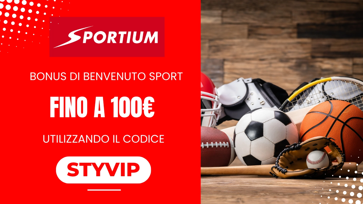 Bonus di benvenuto sport sportium