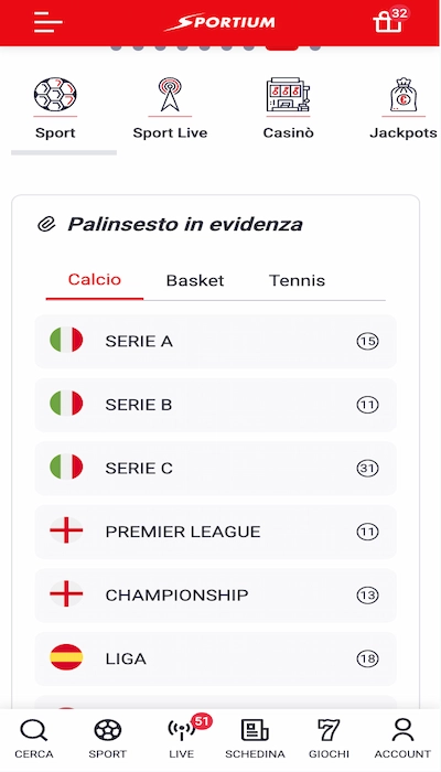 Sportium calcio