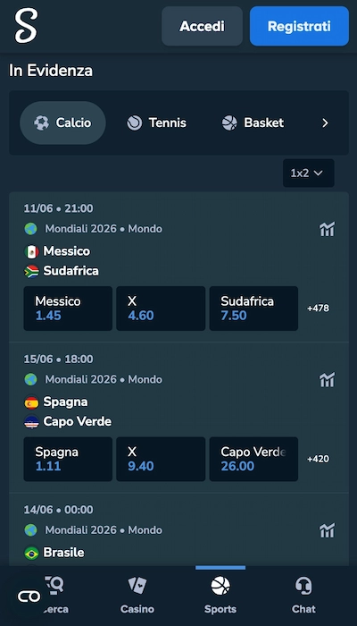 Stake calcio
