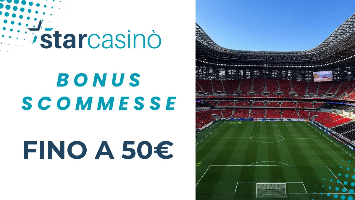 Esempio di bonus di benvenuto su Starcasinò