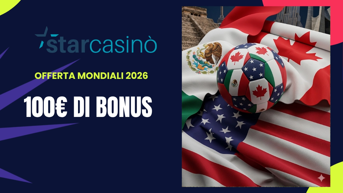 bonus benvenuto Starcasino Bet Mondiali
