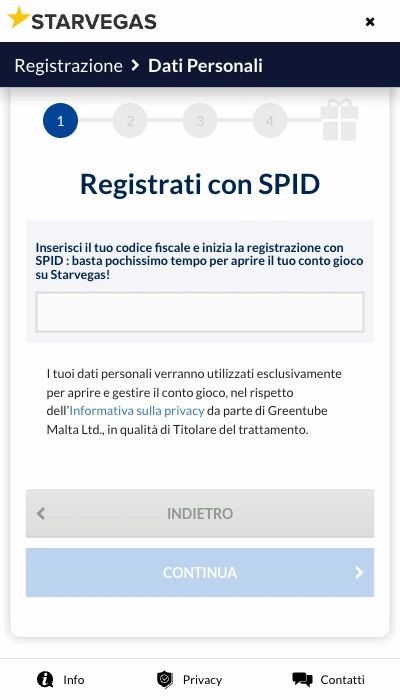 Bonus Starvegas Casino - Iscrizione Pagina 3