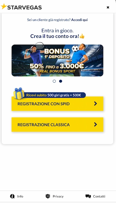 Codice promo Starvegas - 1