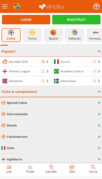 vincitu calcio