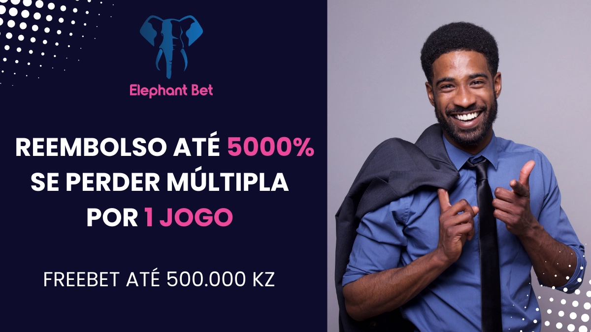 Reembolso em Apostas Múltiplas na Elephant Bet Angola