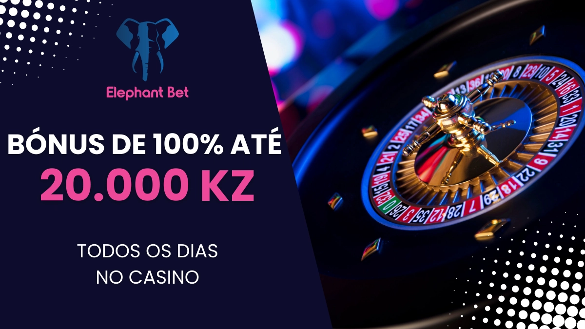 Bónus de Casino Elephant Bet Angola