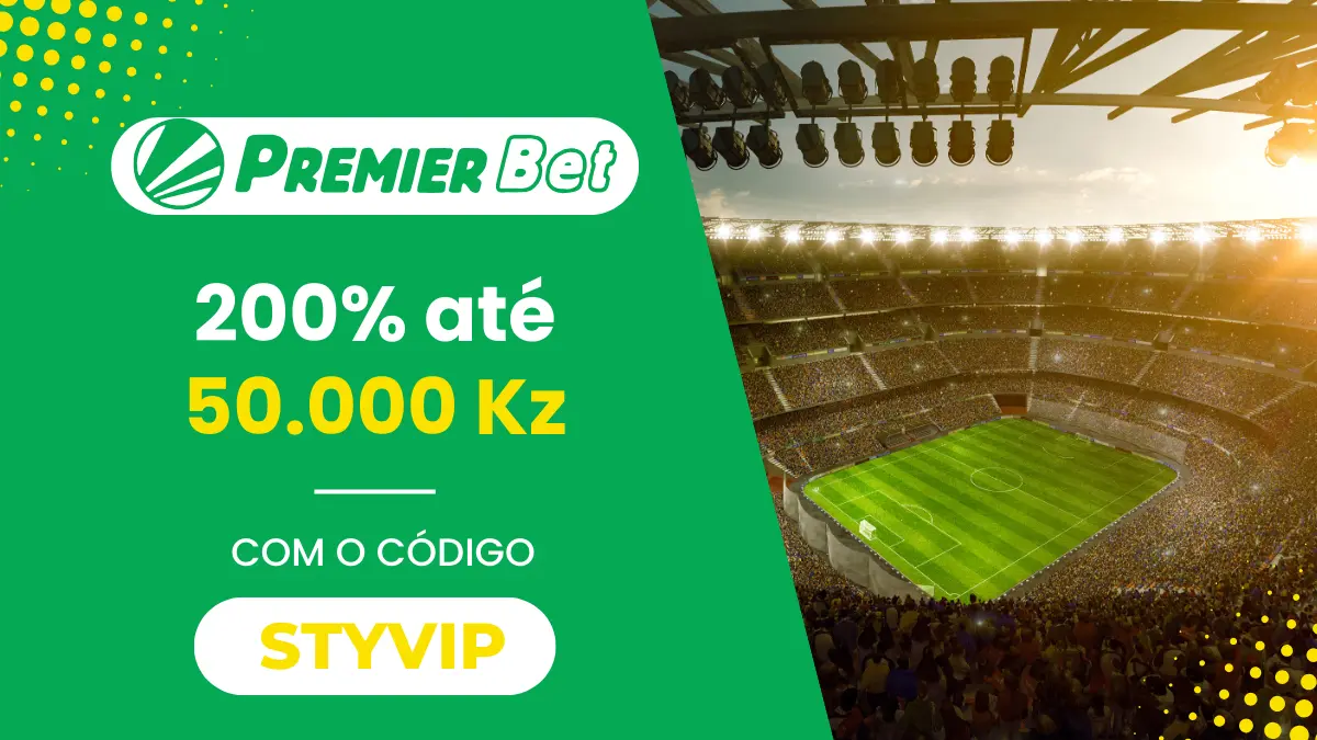 Premier Bet: 200% até %bonus% no 1.° depósito