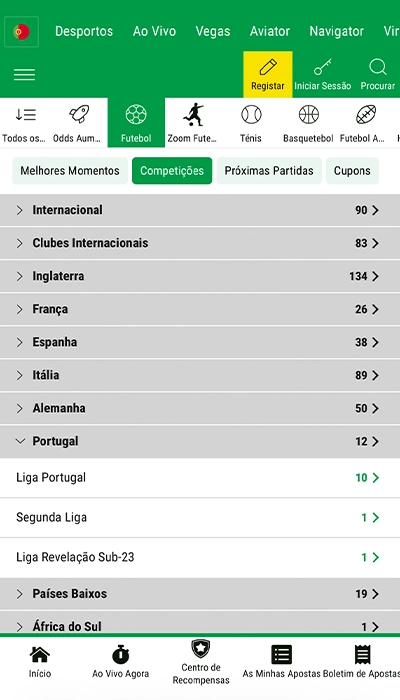 Premierbet lista jogos